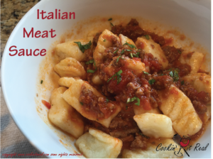 Easy Italian Meat Sauce