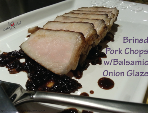 Brined Pork Chops with Balsamic Onion Glaze