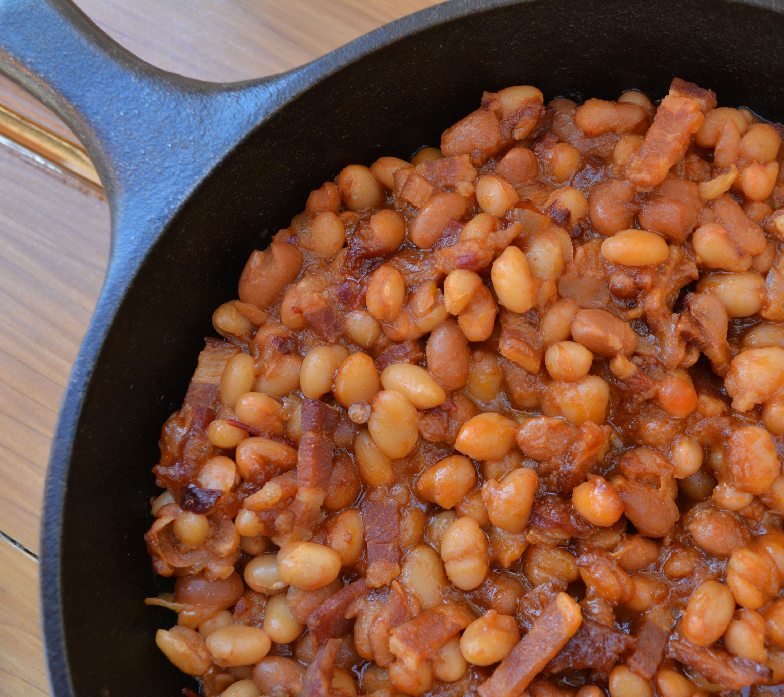 Smoky BBQ Baked Beans Cookin' It Real