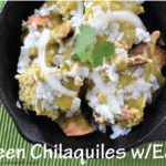 Green Chilaquiles with Eggs