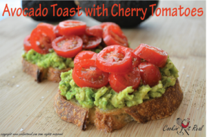 Avocado Toast with Cherry Tomatoes