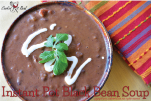 Instant Pot Black Bean Soup